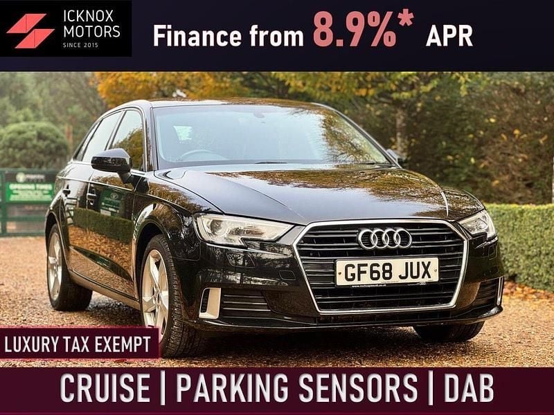 Black Used 2018 Audi A3 Sport Hatchback | £12,475 (Super price) - Image 1/4