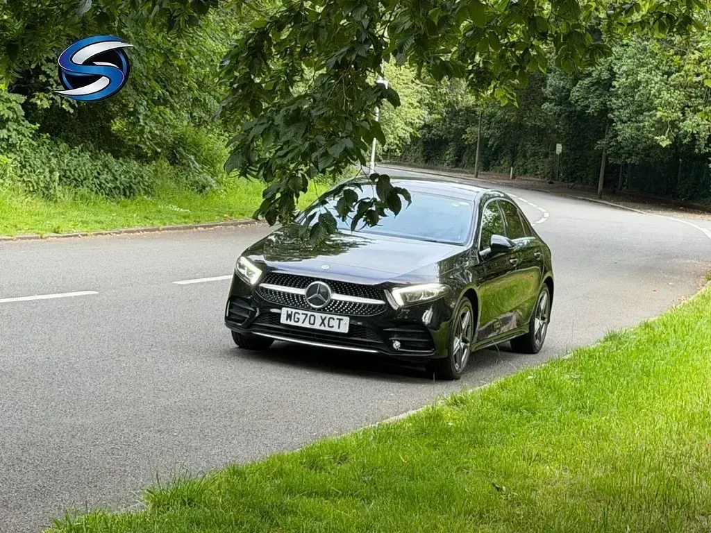 Used Mercedes A250 AMG line 2020 Black Sedan