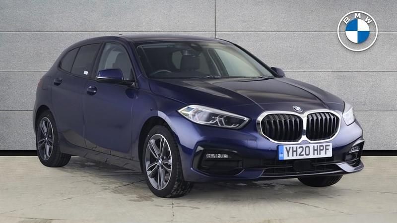Used BMW 120 Sport Line 187 HP (137 kW) 2020 Blue Hatchback