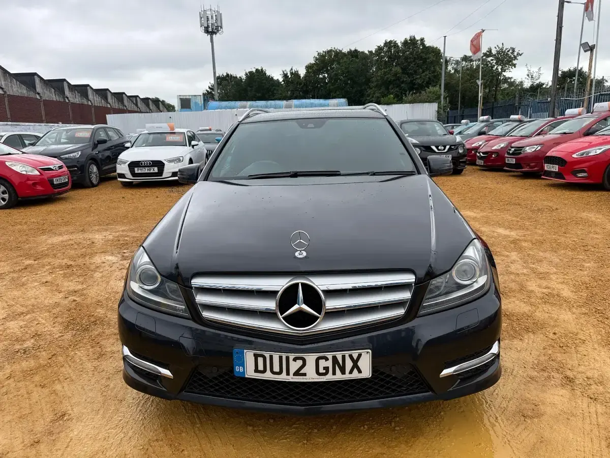 Used Mercedes C220 2012 Black Estate