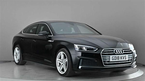 Black Used 2018 Audi A5 S-Line Coupe | £14,240 (Good price) - Image 1/4