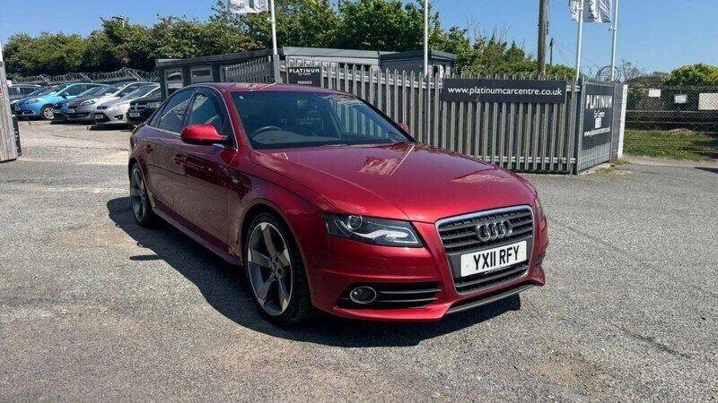 Red Used 2011 Audi A4 S-Line Sedan | £3,995 (Good price) - Image 1/4