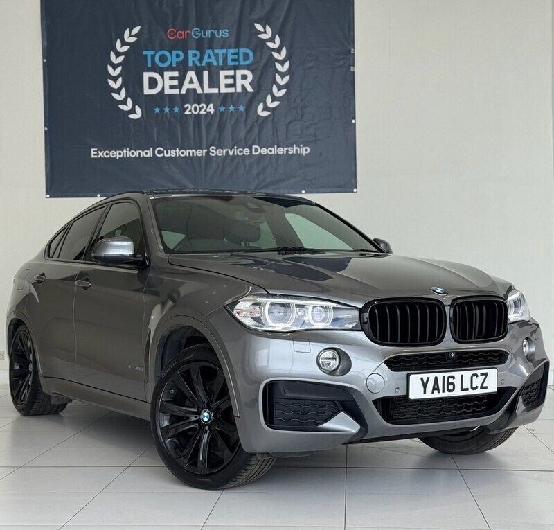 Grey Used 2016 BMW X6 M Sport SUV | £17,995 (Fair price) - Image 1/4