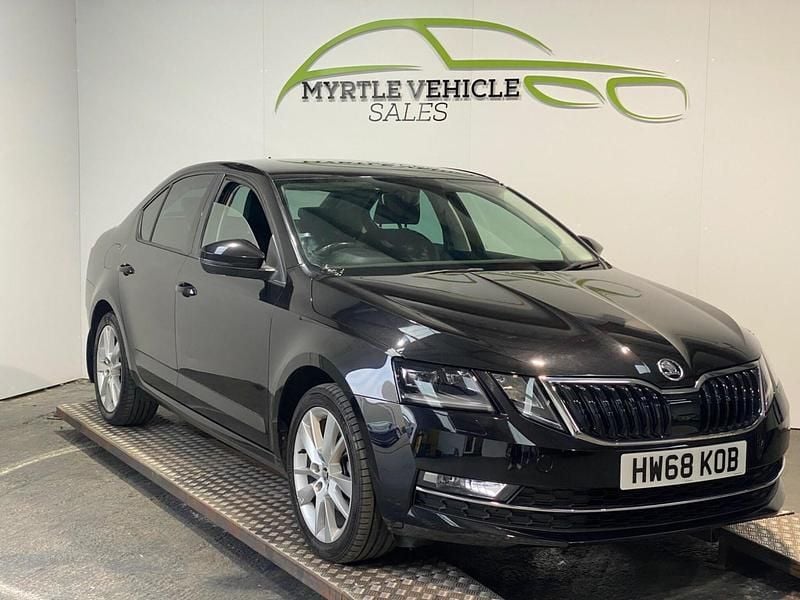 Used Skoda Octavia SE L 150 HP (110 kW) 2018 Black Hatchback