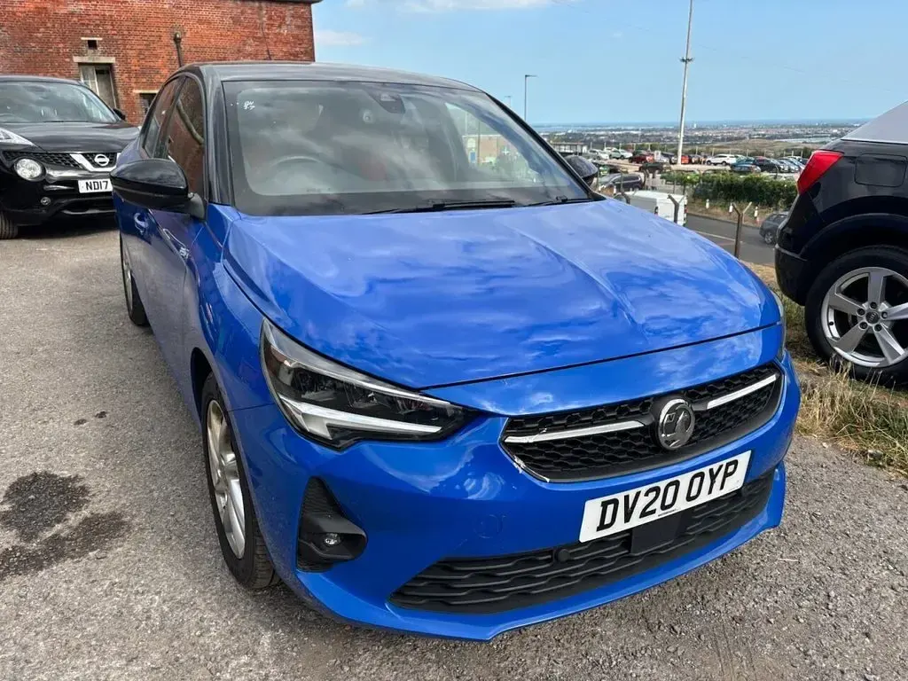 Used Vauxhall Corsa SRi 100 HP (73 kW) 2020 Blue Hatchback