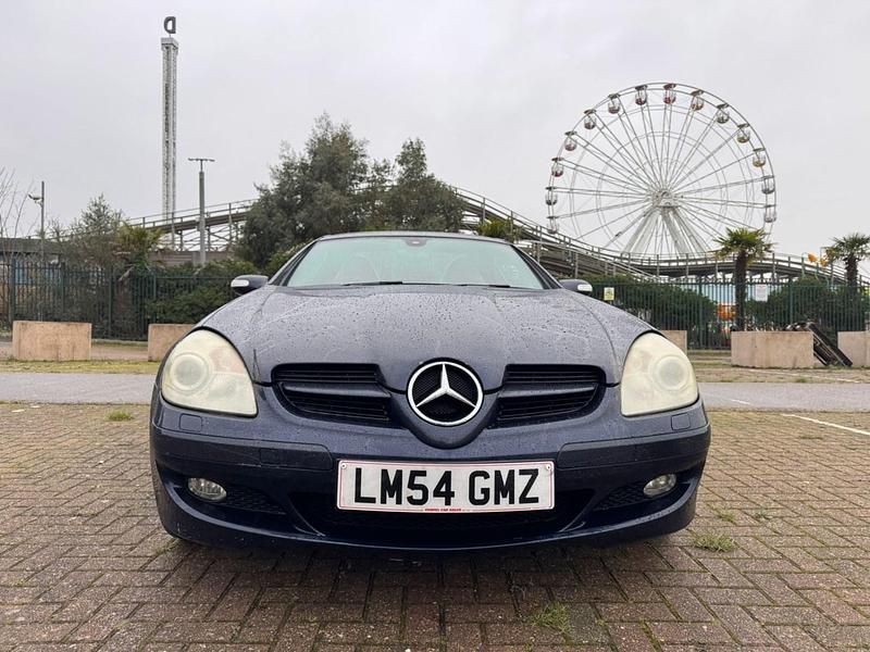 Used Mercedes SLK200 2005 Blue Cabriolet