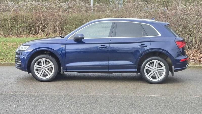 Used Audi Q5 S-Line 252 HP (185 kW) 2018 Blue SUV