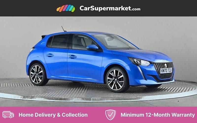 Blue Used 2020 Peugeot 208 Allure Hatchback | £13,997 (Fair price) - Image 1/4