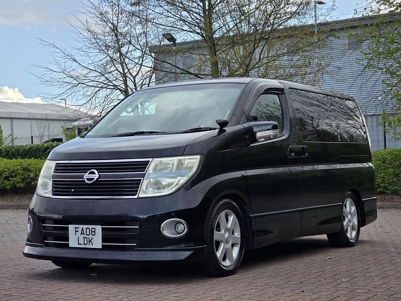 Used Nissan Elgrand 2009 Black MPV