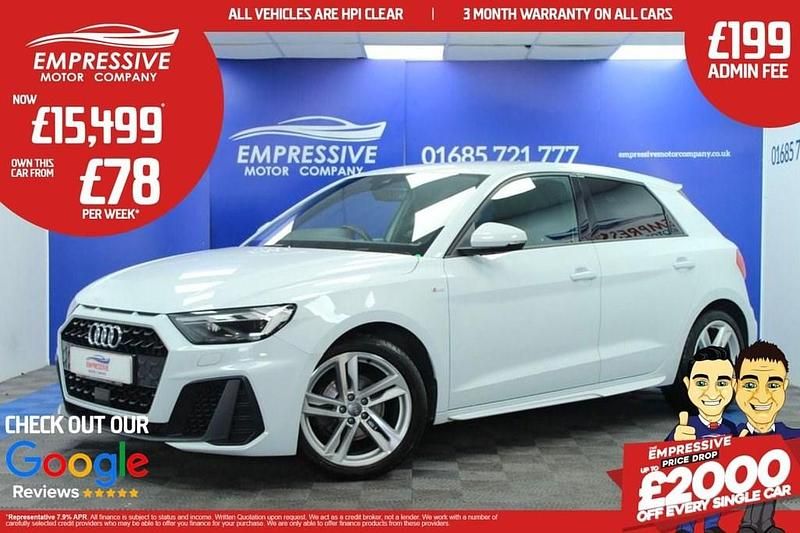 White Used 2019 Audi A1 Sportback S-Line Hatchback | £15,499 (A bit pricey) - Image 1/4