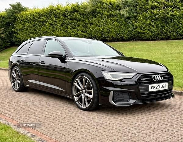 Black Used 2020 Audi A6 S-Line Estate | £20,850 (Fair price) - Image 1/4