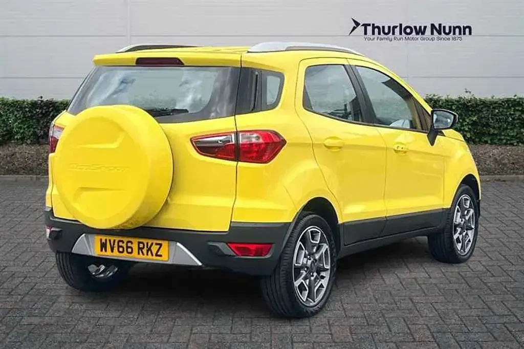 Used Ford Ecosport Titanium 112 HP (82 kW) 2016 Yellow SUV
