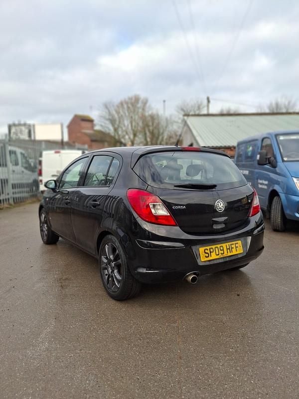 Used Vauxhall Corsa 2009 Black Hatchback