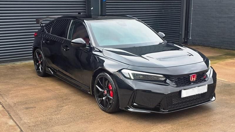 Ny Honda Civic Type R 2025 Svart Halvkombi
