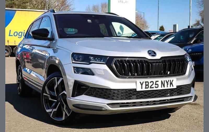 Used Skoda Karoq SportLine 150 HP (110 kW) 2025 Silver SUV