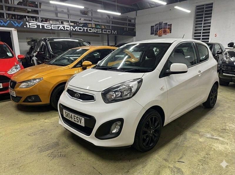 Used Kia Picanto 68 HP (50 kW) 2014 White Hatchback