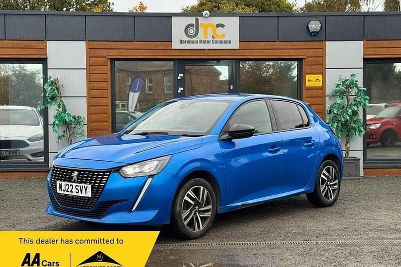 Blue Used 2022 Peugeot 208 Allure Premium Hatchback | £10,399 (Good price) - Image 1/1