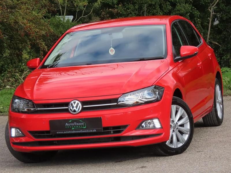 Red Used 2020 VW Polo Match Hatchback | £12,494 (Fair price) - Image 1/4