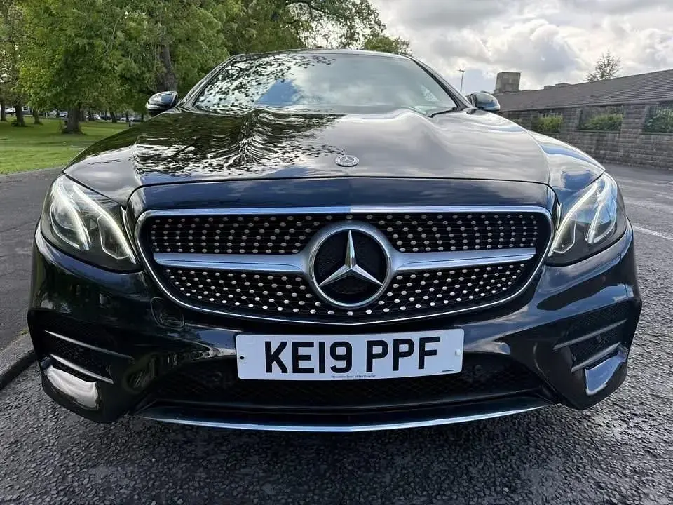 Used Mercedes E220 AMG line 194 HP (142 kW) 2019 Black Coupe