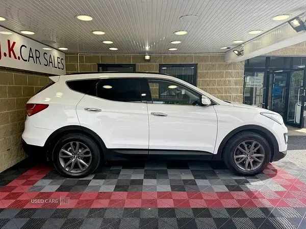 Used Hyundai Santa Fe Premium 194 HP (142 kW) 2013 White SUV