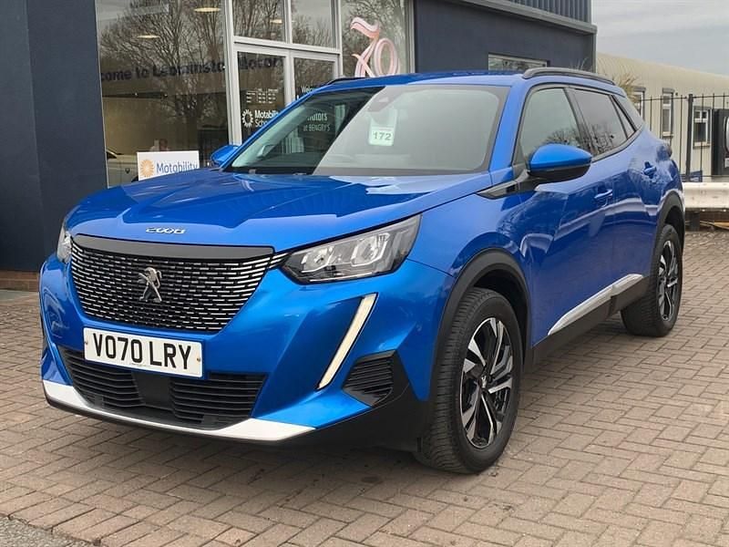 Used Peugeot 2008 Allure 100 HP (73 kW) 2021 Blue SUV