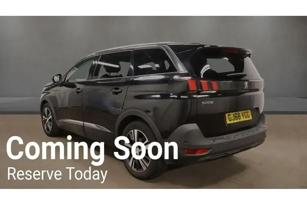 Used Peugeot 5008 Allure 130 HP (95 kW) 2018 Black SUV