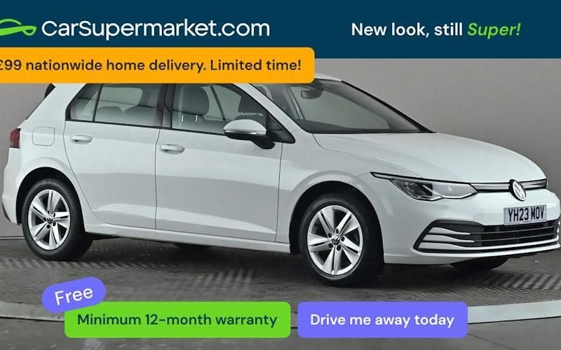 Used VW Golf VIII Life 150 HP (110 kW) 2023 White Hatchback