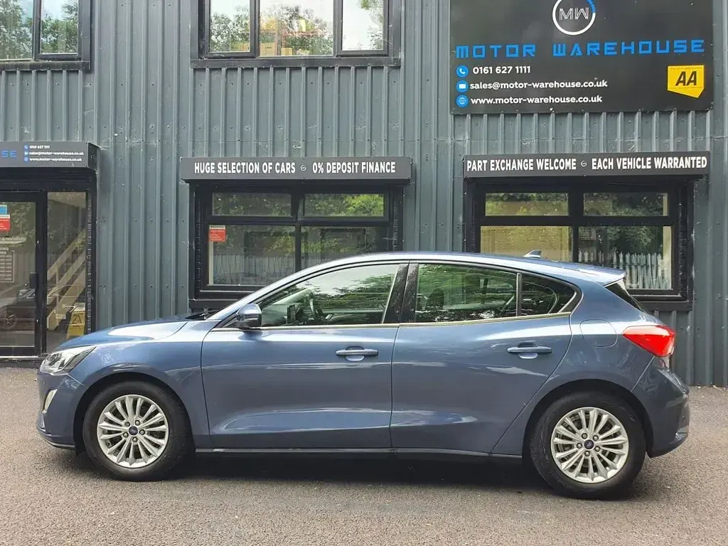 Used Ford Focus Titanium 120 HP (88 kW) 2020 Blue Hatchback