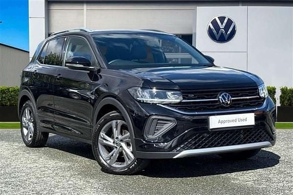 Black Used 2024 VW T-Cross R-line SUV | £23,699 (Fair price) - Image 1/4