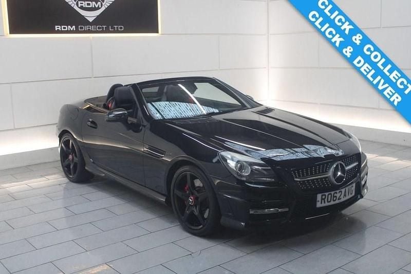 Used Mercedes SLK200 AMG 184 HP (135 kW) 2012 Black Cabriolet