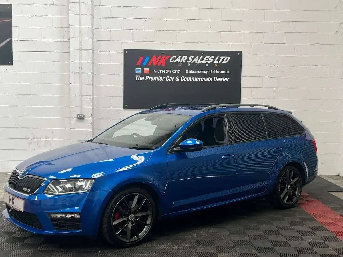 Begagnad Skoda Octavia vRS 184 HK (135 kW) 2016 Blå Kombi