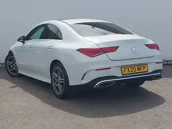 Used Mercedes CLA180 AMG Line Premium Plus 136 HP (100 kW) 2020 White Coupe