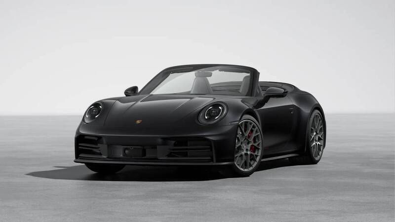 Jet black metallic New 2025 Porsche 911 Carrera S Cabriolet | £143,004 - Image 1/4