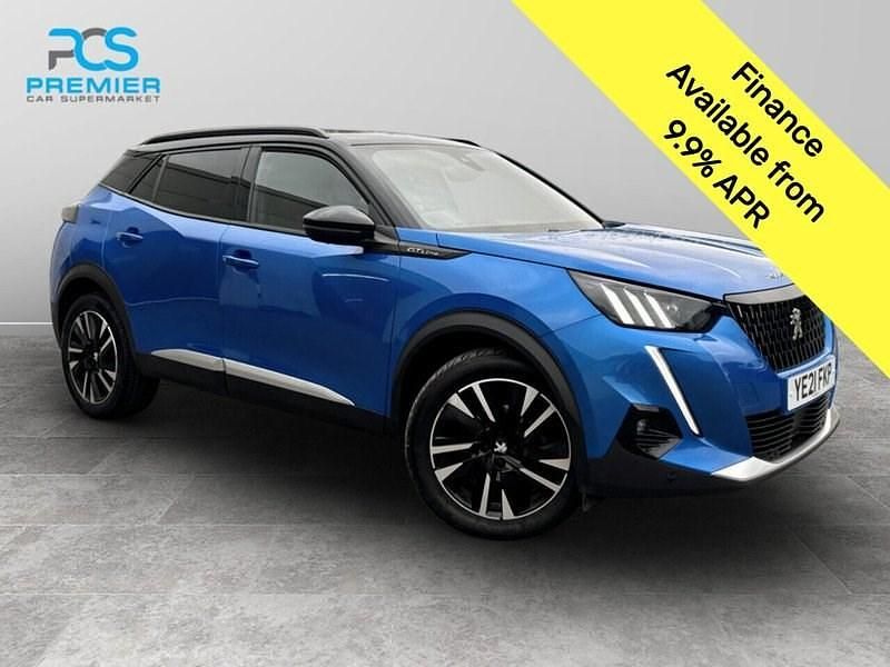 Blue Used 2021 Peugeot 2008 GT-line SUV | £12,395 (Fair price) - Image 1/3