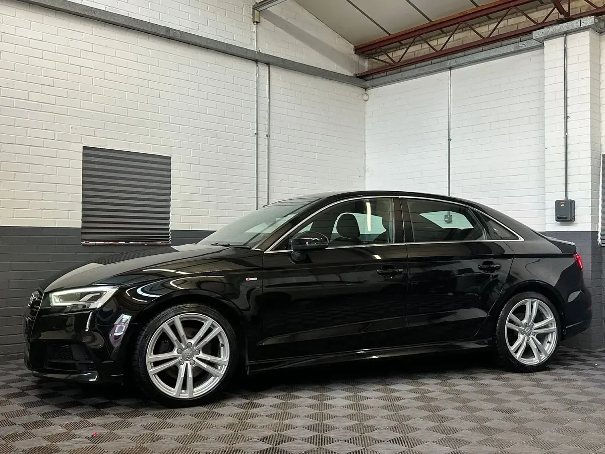 Used Audi A3 S-Line 190 HP (139 kW) 2019 Black Sedan