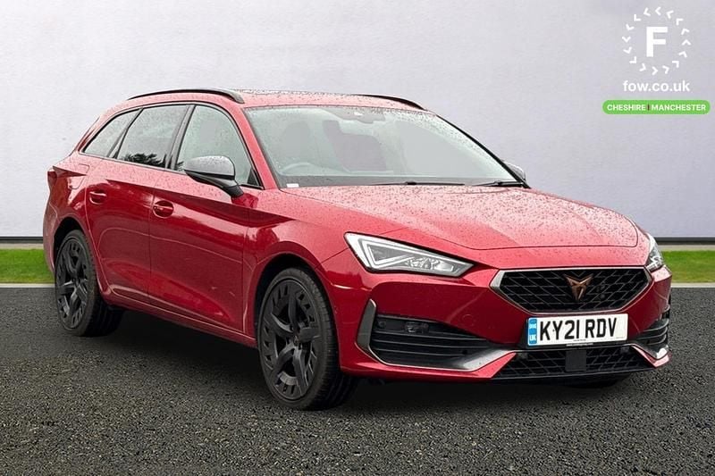 Red Used 2021 Cupra Leon VZ3 Estate | £19,199 - Image 1/3
