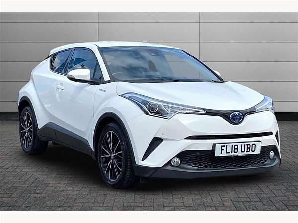 Pure white Used 2018 Toyota C-HR SUV | £13,481 (Fair price) - Image 1/3