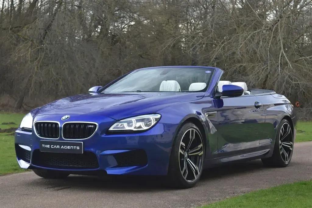 Used BMW M6 Cabriolet Luxury Line 560 HP (411 kW) 2017 Blue Cabriolet