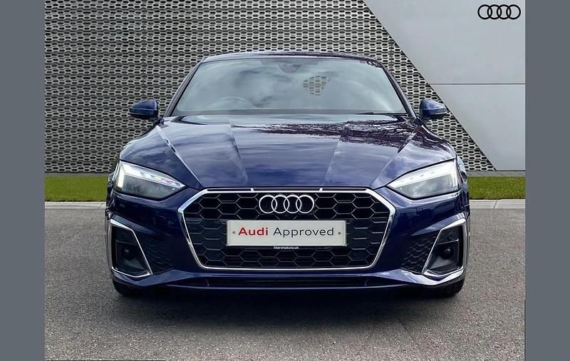 Used Audi A5 Sportback S-Line 200 HP (147 kW) 2022 Blue Hatchback