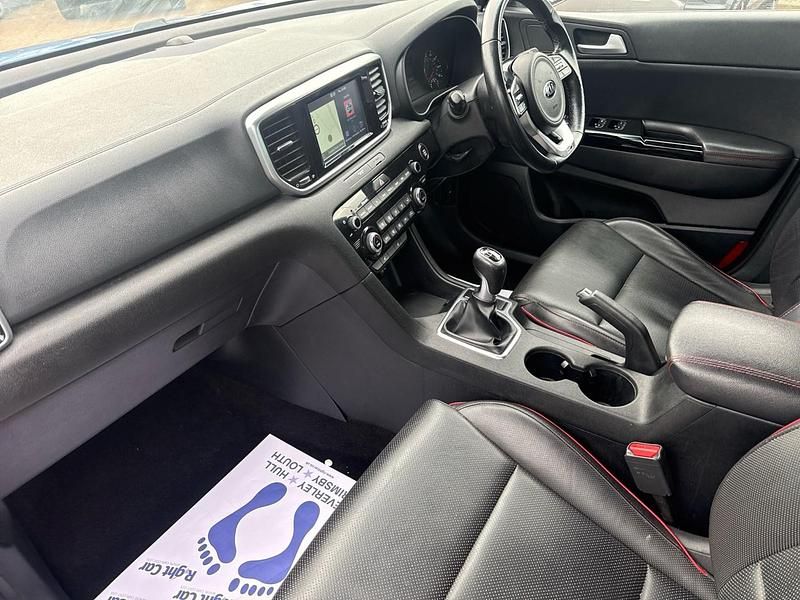 Used Kia Sportage GT-Line 134 HP (98 kW) 2018 Blue SUV