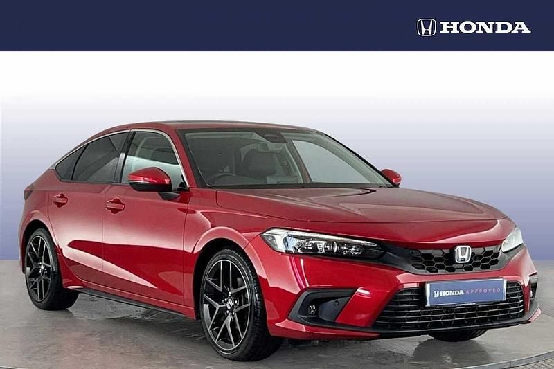 Red Used 2022 Honda Civic Advance Hatchback | £22,895 (A bit pricey) - Image 1/4