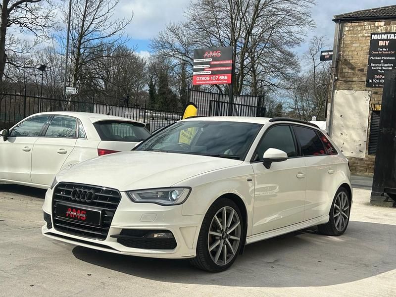 Used Audi A3 S-Line 2014 White Hatchback