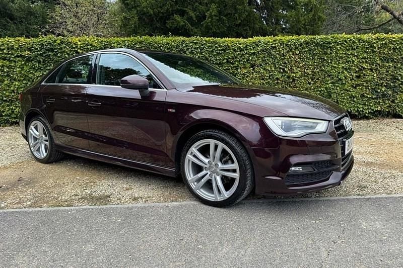 Red Used 2014 Audi A3 S-Line Sedan | £6,195 (Good price) - Image 1/1