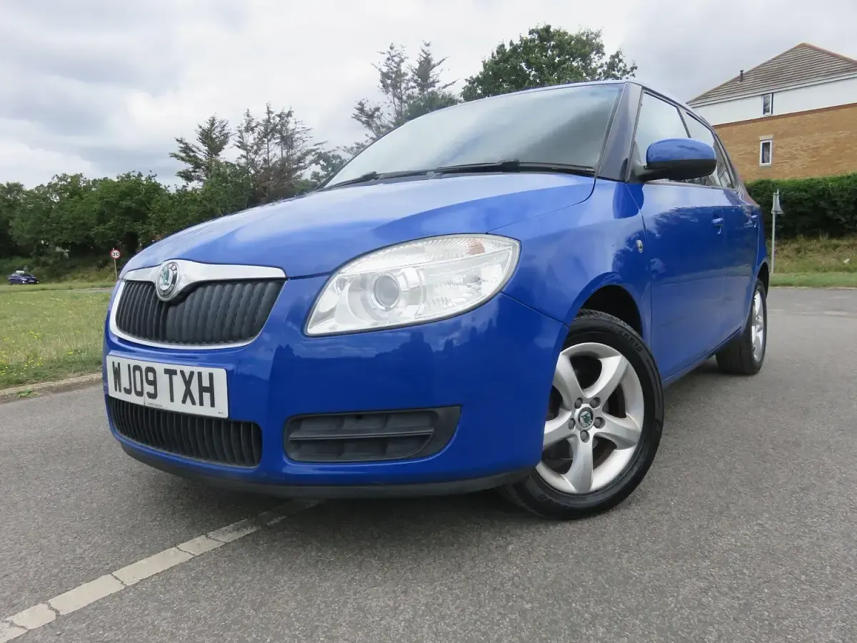 Used Skoda Fabia 2009 Blue Hatchback