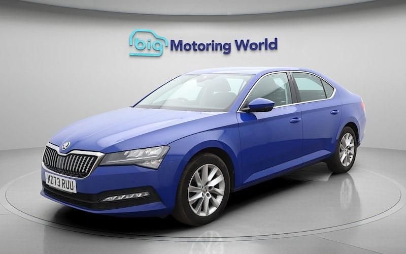 Used Skoda Superb SE 150 HP (110 kW) 2023 Blue Hatchback