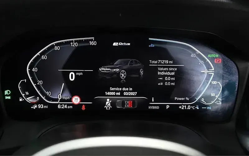 Used BMW 330e M Sport 292 HP (214 kW) 2022 Black Sedan
