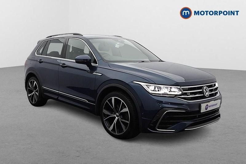 Used VW Tiguan R-line 150 HP (110 kW) 2022 Blue SUV
