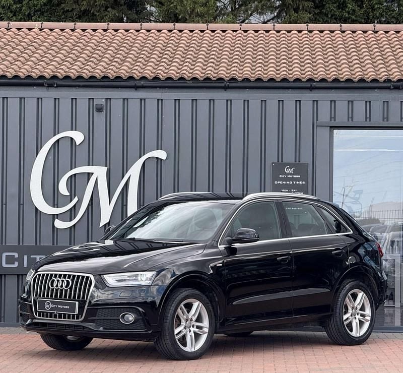 Black Used 2013 Audi Q3 S-Line SUV | £7,490 (Fair price) - Image 1/4