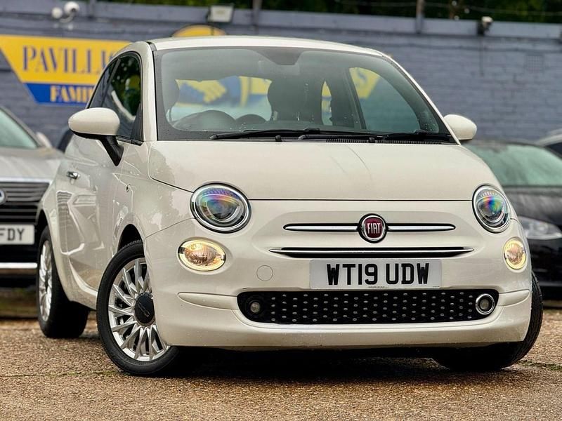 White Used 2019 Fiat 500 Lounge Hatchback | £6,995 (Fair price) - Image 1/4
