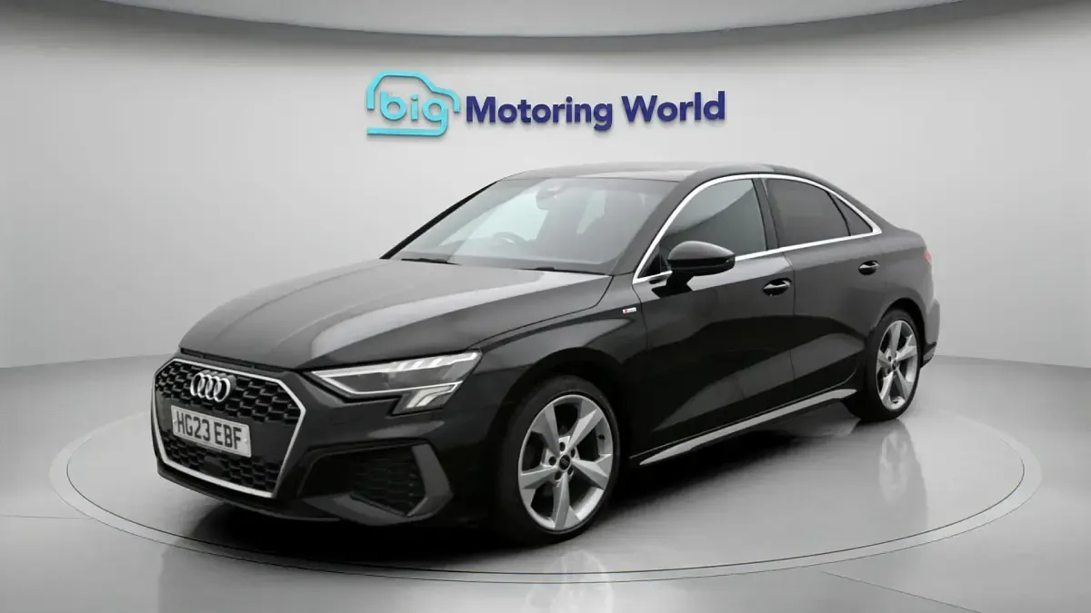 Used Audi A3 S-Line 110 HP (80 kW) 2023 Black Sedan